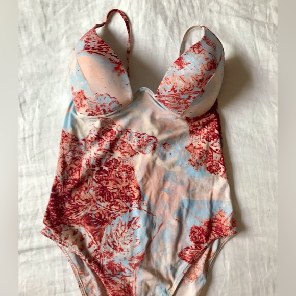 Pain de Sucre Cottagecore Toile Dream One-Piece Swimsuit - Picture 4 of 16